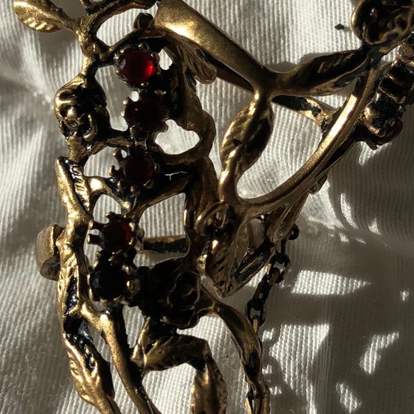 Chain attached double rings for 2 fingers OS - Picture 6 of 6